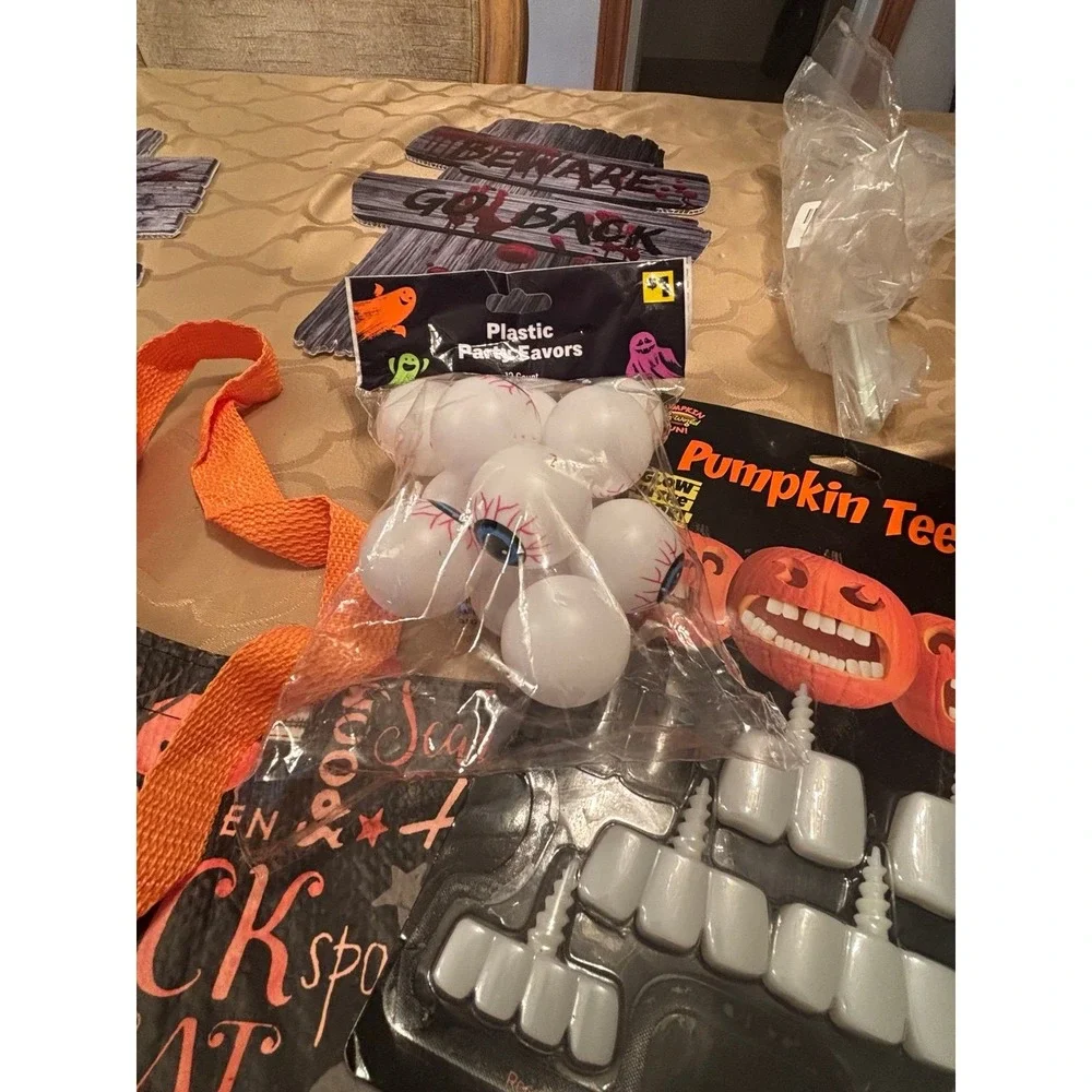 Halloween Decor & Party Supplies Lot #2. Large